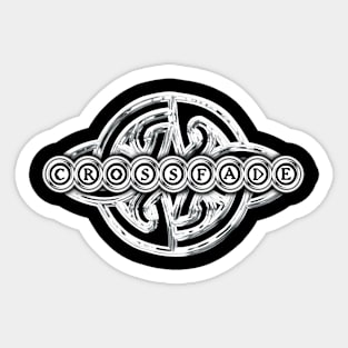 Official Crossfade Debut Logo Sticker